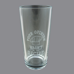 Personalized Drinking Glass – 14 oz