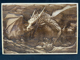 Dragon 3D Laser Engraved Wall Art Decor