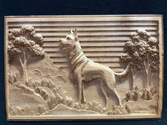 Dog 3D Laser Engraving- Customizable with your own pet's photo