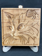 Kitten 3D Laser Engraved Coaster Art Decor