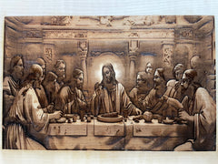 "Last Supper" 3D Engraving Wall Art Decor