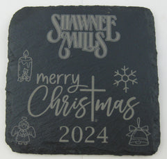 Custom Engraved Slate Coasters with your custom graphic or text