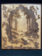 Forest Scene 3D Laser Engraved Wall Art Decor